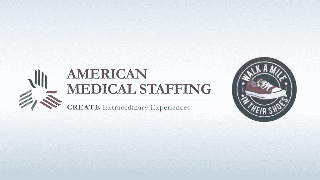 american medical staffing logo create experiences